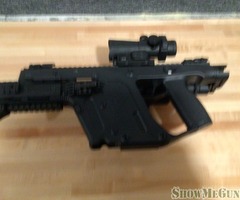 Kriss Vector .45 ACP Pistol w/Brace & Lucid HD7 Red Dot