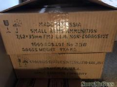 Wolf 7.62x39 ammo for SKS ak-47 122gr fmj steel ammunition