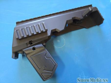 Taurus TX22 TX-22 Custom Picatinny Chassis with spare mag carrier combo