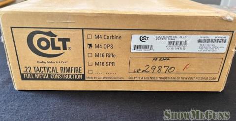 Colt M4 OPS NIB 30 rd Mag .22lr caliber - 7/7