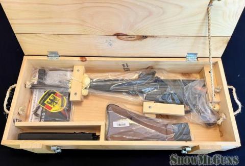 ATI GSG STG44 .22 Schmeisser (Replica of WWII German Strumgewehr 44) w/Fitted Wooden Crate - 2/10