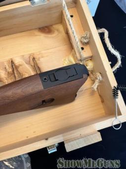 ATI GSG STG44 .22 Schmeisser (Replica of WWII German Strumgewehr 44) w/Fitted Wooden Crate - 5/10