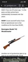 30-06 Remington model 742 Woodsmaster
