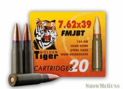 7.62x39 Golden Tiger 1,000 rounds