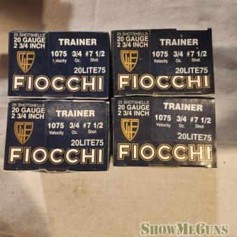 Fiocchi low recoil 20ga shells