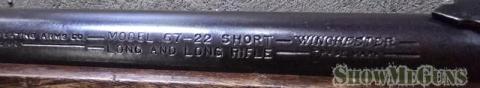 Winchester 67 B/A single shot 22 S..L..LR - 3/3