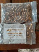 Bayou Bullet 9mm 150gr SWC
