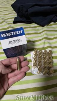 Magtech 260gr soft point .454 Casull
