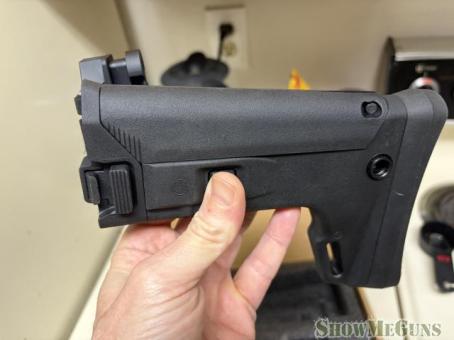 ACR folding stock w/ Stribog Adapter.  Fits SP9A1,2,3 SP45A3 SP10A3 - 1/3