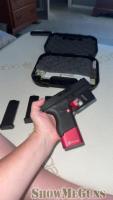 Glock 43 upgraded trigger, laser light and mag extension