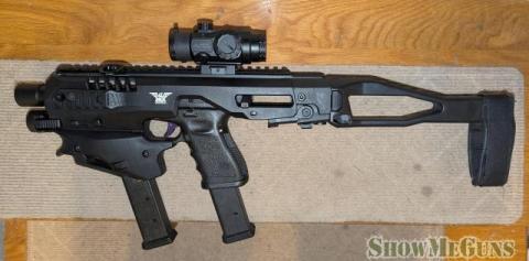 Glock 19 G3 FRT PDW with ammo - 1/3
