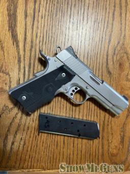 Kimber Pro Carry II  Stainless with Lasergrips & Galco Leather Holster .45 ACP - 8/10