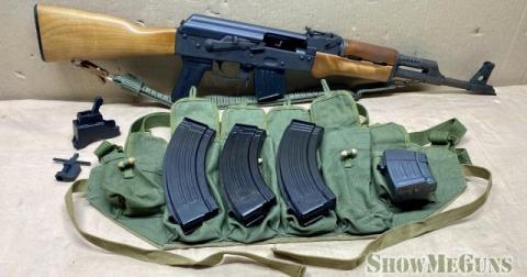 Century Arms VSKA AK-47 w/Chest Rig  & 5 Mags - 1/3