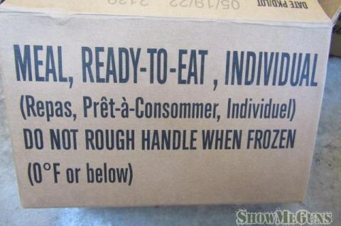 Full cases Military MRE's - 2/6