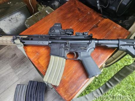 Palmetto AR-15 with red dot and Light - 4/6