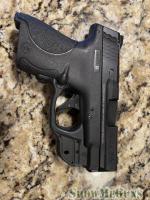 S&W Shield 9MM with Crimson Trace Green Laser & 7 Mags