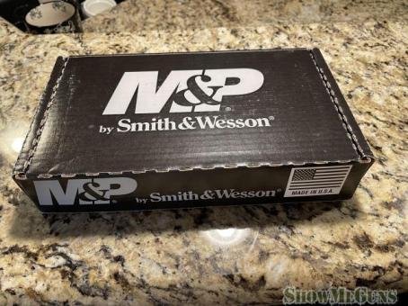 S&W Shield 9MM with Crimson Trace Green Laser & 7 Mags - 7/8