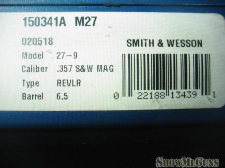 S/W 27 -9 CLASSIC MODEL 357 MAGNUM - 7/8