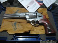 SMITH & WESSON  44 MAG STAINLESS 6 1/2 BARREL