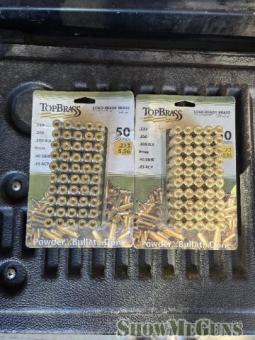 (2) Unopened New Brass for Reloading in 5.56-.223